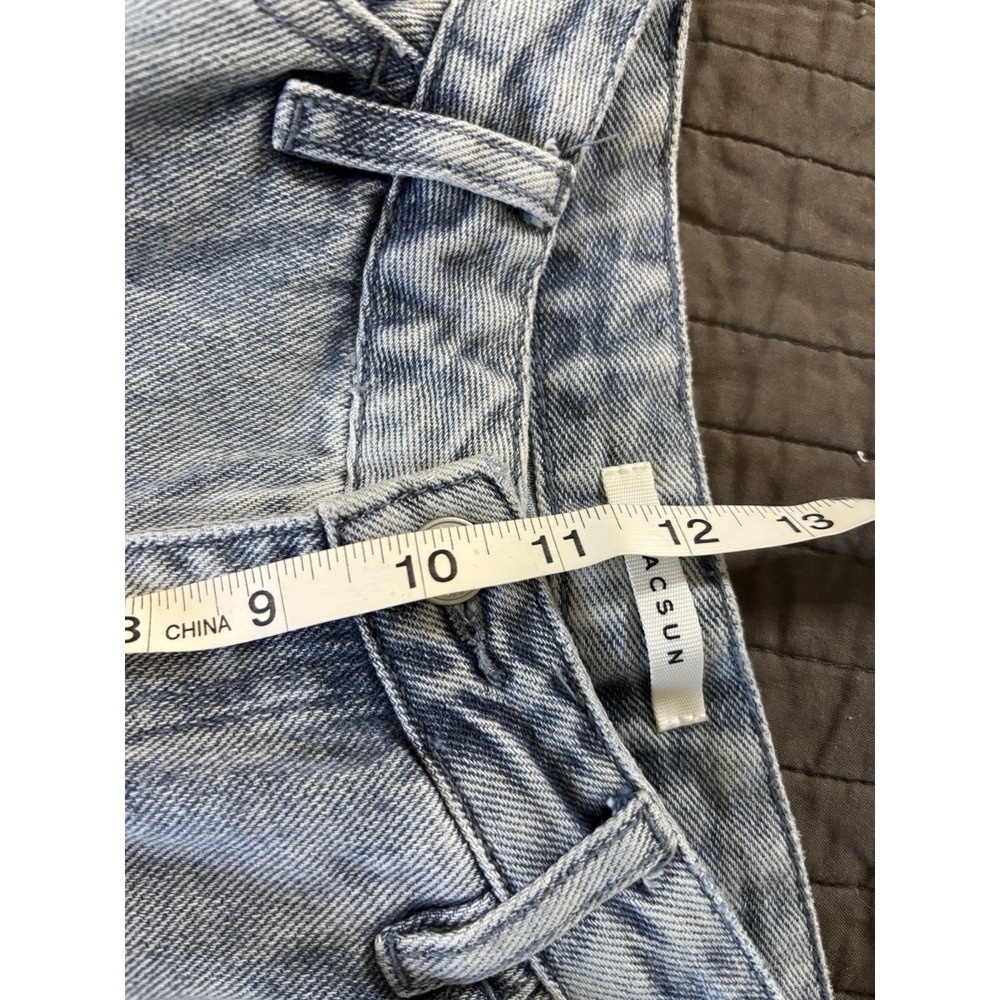Pacsun Boyfriend Carpenter Jeans Smiling Flowers Daisy 90's Loose Fit Size 22 - Picture 9 of 11